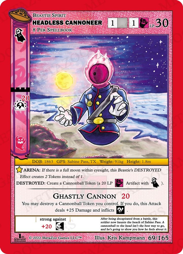 Headless Cannoneer, Standard, front
