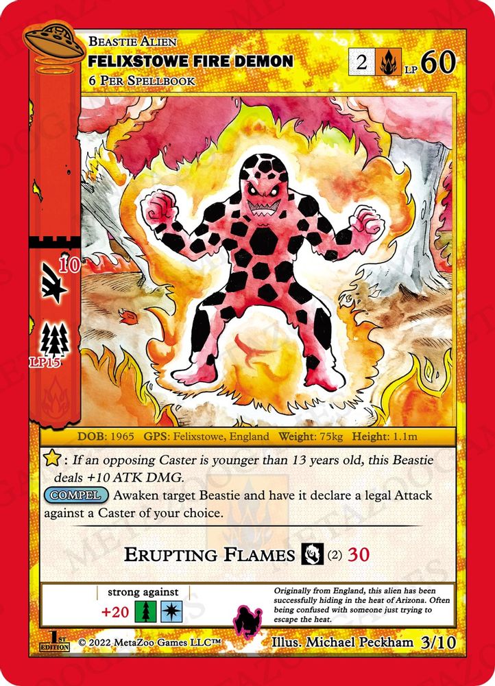 Felixstowe Fire Demon, Standard, front