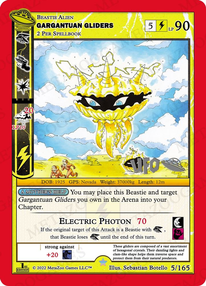 Gargantuan Gliders, Standard, front