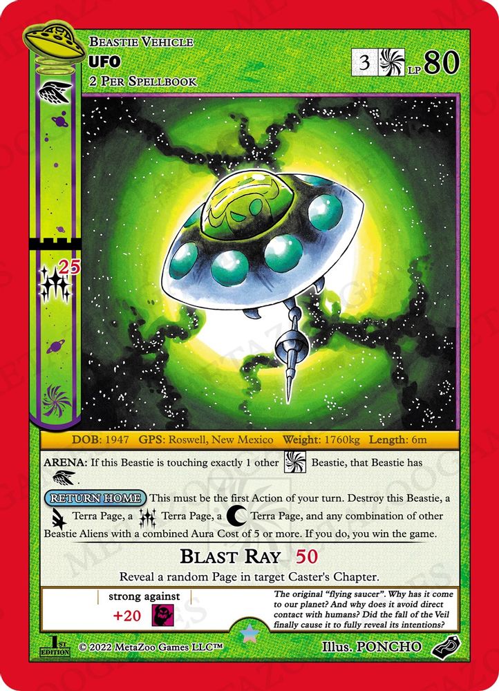 UFO (UFO: First Edition Blister Promo), Standard, front