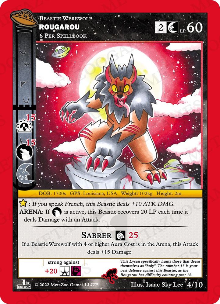 Rougarou, Standard, front