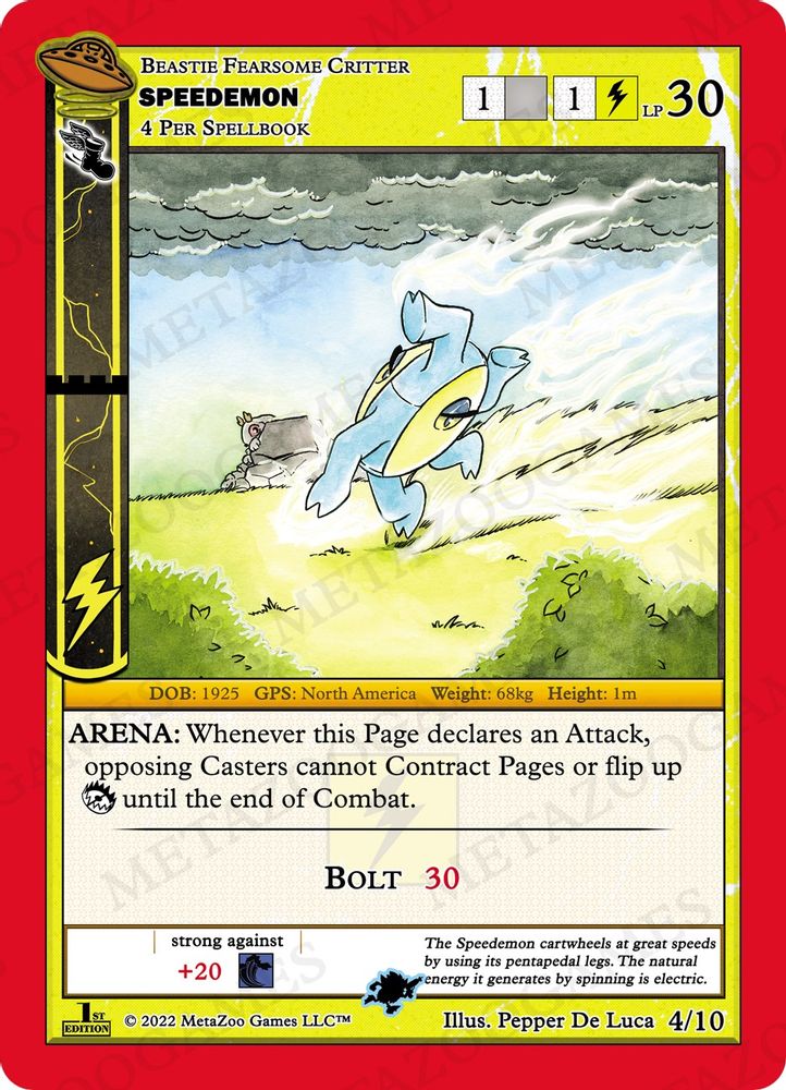 Speedemon, Standard, front