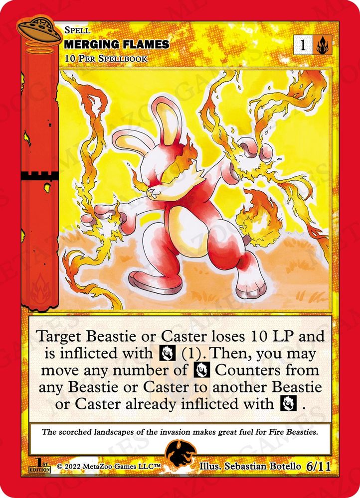 Merging Flames, Standard, front