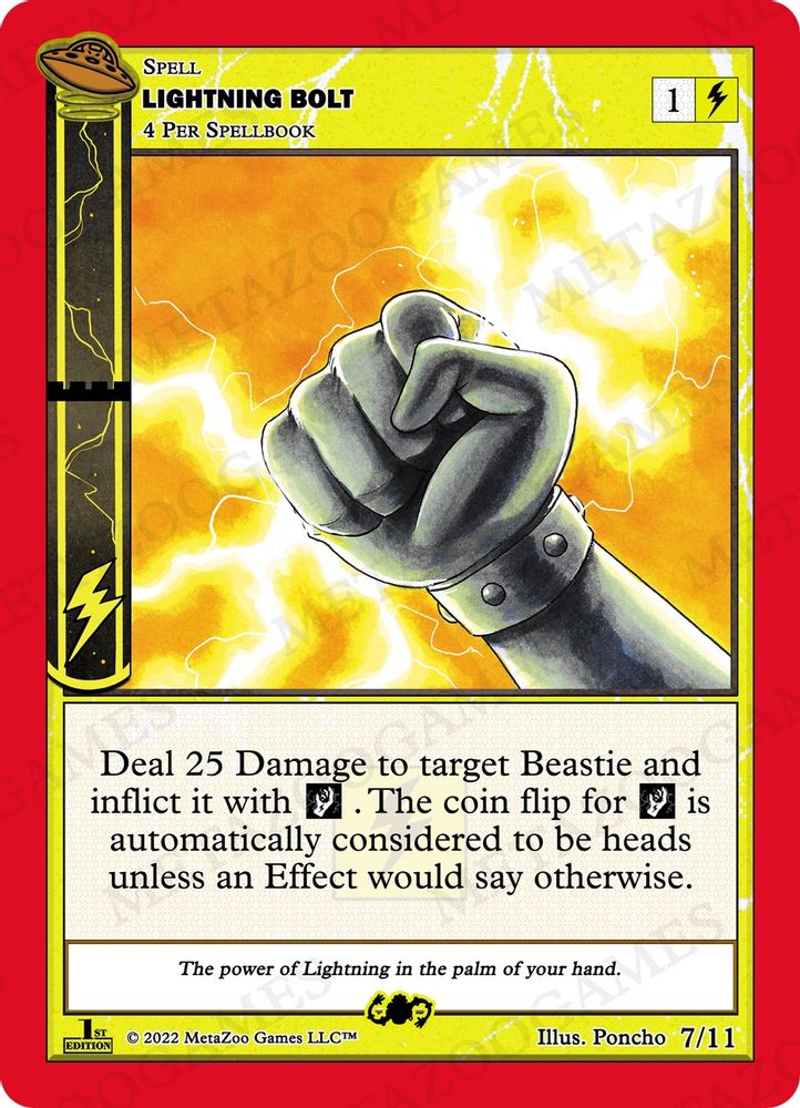 Lightning Bolt, Standard, front
