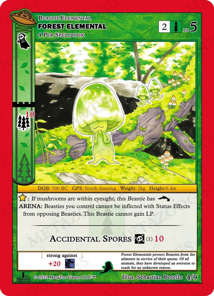 Forest Elemental, Standard, front