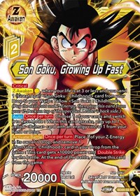 Son Goku, Growing Up Fast (Silver Foil)
