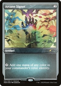 Arcane Signet (Foil Etched), MagicFest Cards