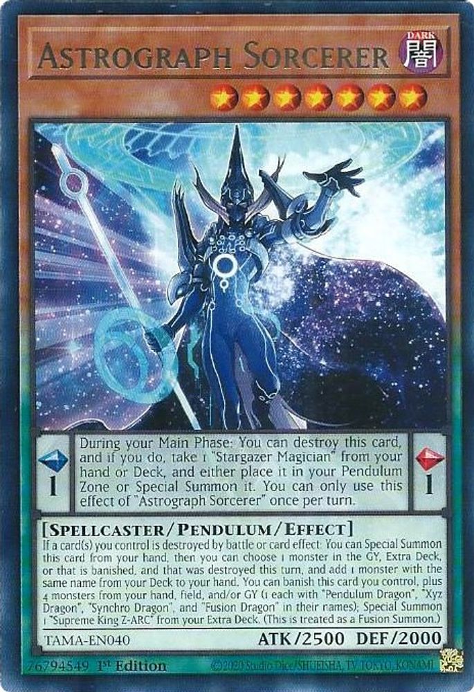 Astrograph Sorcerer, 1st-edition, front
