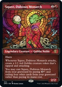 Squee, Dubious Monarch (Textured Foil), Dominaria United