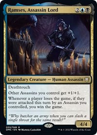 Ramses, Assassin Lord, Commander: Dominaria United