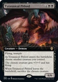 Tyrannical Pitlord (Extended Art), Dominaria United