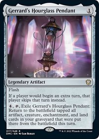 Gerrard's Hourglass Pendant, Commander: Dominaria United