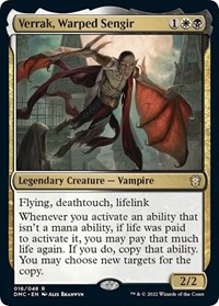 Verrak, Warped Sengir, Commander: Dominaria United