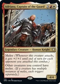 Adriana, Captain of the Guard, Commander: Dominaria United