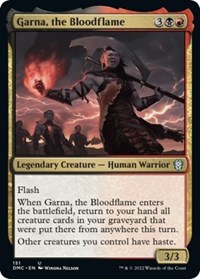 Garna, the Bloodflame, Commander: Dominaria United