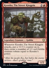 Krenko, Tin Street Kingpin, Commander: Dominaria United