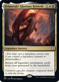 Primevals' Glorious Rebirth, Commander: Dominaria United