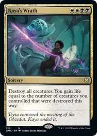 Kaya's Wrath, Commander: Dominaria United