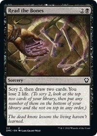 Read the Bones, Commander: Dominaria United