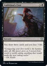 Ambition's Cost, Commander: Dominaria United