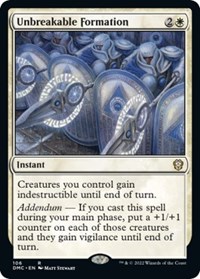 Unbreakable Formation, Commander: Dominaria United