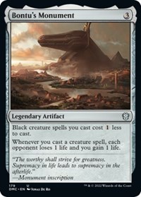Bontu's Monument, Commander: Dominaria United