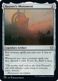 Hazoret's Monument, Commander: Dominaria United