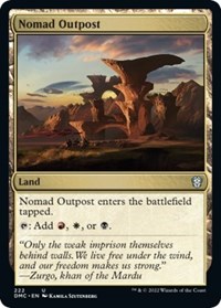 Nomad Outpost, Commander: Dominaria United