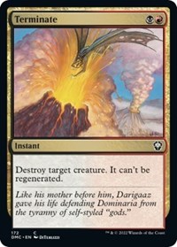 Terminate, Commander: Dominaria United