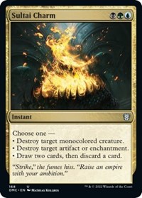 Sultai Charm, Commander: Dominaria United