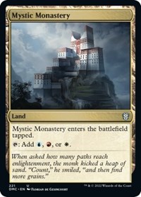 Mystic Monastery, Commander: Dominaria United