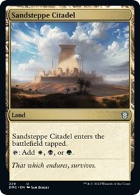 Sandsteppe Citadel, Commander: Dominaria United