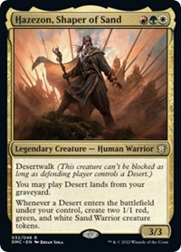 Hazezon, Shaper of Sand, Commander: Dominaria United