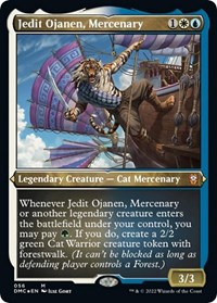 Jedit Ojanen, Mercenary (Foil Etched), Commander: Dominaria United