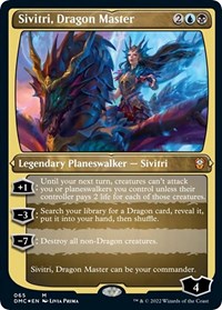 Sivitri, Dragon Master (Foil Etched), Commander: Dominaria United