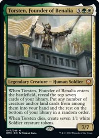 Torsten, Founder of Benalia, Commander: Dominaria United