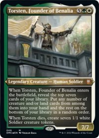 Torsten, Founder of Benalia (Foil Etched), Commander: Dominaria United
