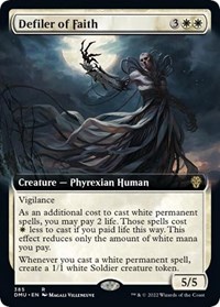 Defiler of Faith (Extended Art), Dominaria United