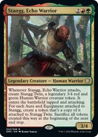 Stangg, Echo Warrior, Commander: Dominaria United