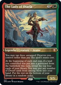 The Lady of Otaria (Foil Etched), Commander: Dominaria United