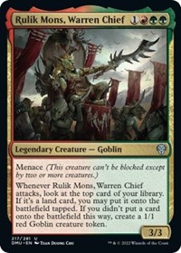 Rulik Mons, Warren Chief, Dominaria United