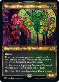 Nemata, Primeval Warden (Textured Foil), Dominaria United