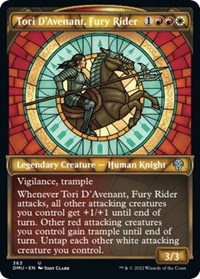 Tori D'Avenant, Fury Rider (Textured Foil), Dominaria United