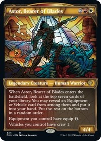Astor, Bearer of Blades (Textured Foil), Dominaria United