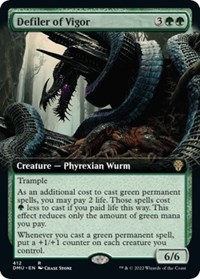 Defiler of Vigor (Extended Art), Dominaria United