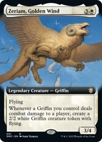 Zeriam, Golden Wind (Extended Art), Commander: Dominaria United