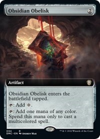 Obsidian Obelisk (Extended Art), Commander: Dominaria United