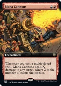 Mana Cannons (Extended Art), Commander: Dominaria United