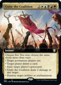 Unite the Coalition (Extended Art), Commander: Dominaria United
