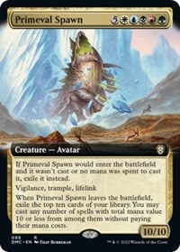 Primeval Spawn (Extended Art), Commander: Dominaria United